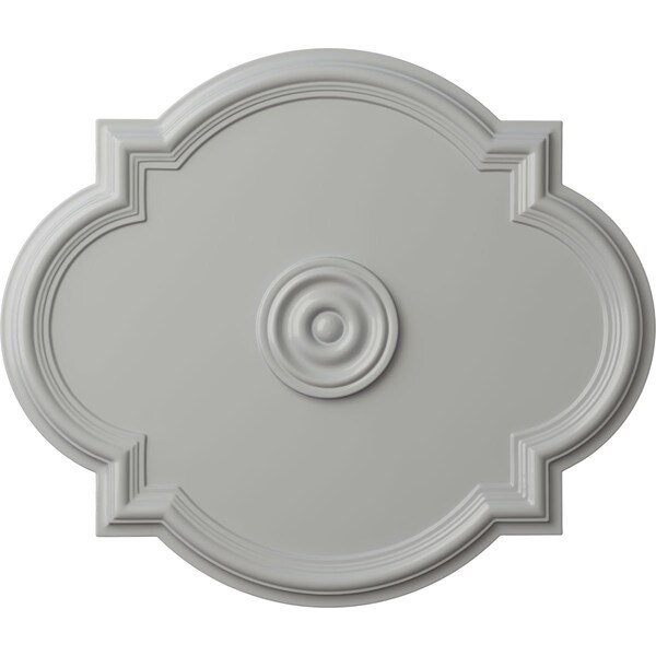 Ekena Millwork Waltz Ceiling Medallion (Fits Canopies up to 5 1/4"), Hand-Painted Frost, 24"W x 20 1/2"H x 1 1/8"P CM24WAFRF - main